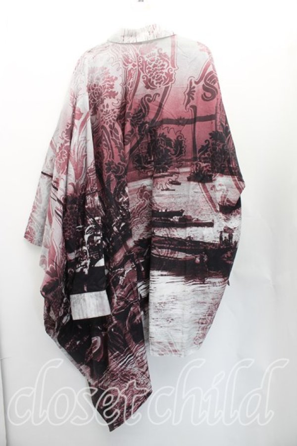 画像2: ヴィヴィアンウエストウッド MAN 中古 / ロンドンブリッジptシャツ FREE ボルドー  H-26-01-18-019-bl-OD-ZH (2)