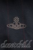 画像6: ヴィヴィアンウエストウッド MAN 中古 / ストライプBIGシャツ 00（ワンサイズ） 紺  H-26-01-18-020-bl-OD-ZH (6)