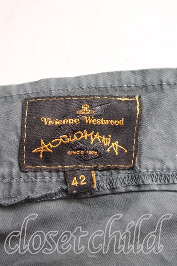 画像3: ANGLOMANIA 中古 / イレギュラースカート 42（11号相当） カーキ  H-26-01-18-024-sk-OD-ZH (3)