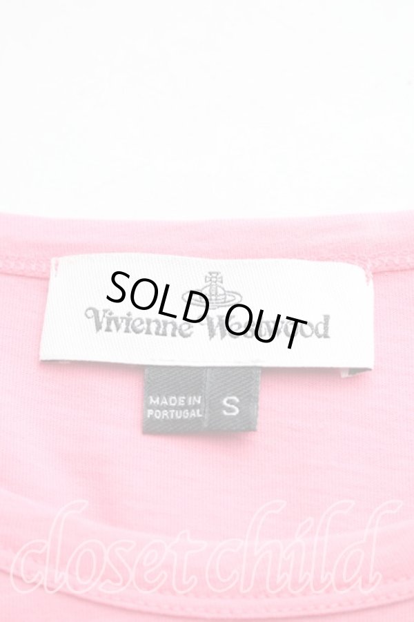 画像3: ヴィヴィアンウエストウッド 中古 / ハーレークインTシャツ S ピンク  H-26-01-18-031-ts-OD-ZH (3)