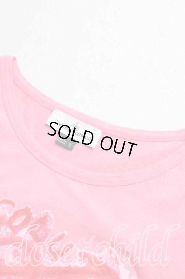 画像6: ヴィヴィアンウエストウッド 中古 / ハーレークインTシャツ S ピンク  H-26-01-18-031-ts-OD-ZH (6)