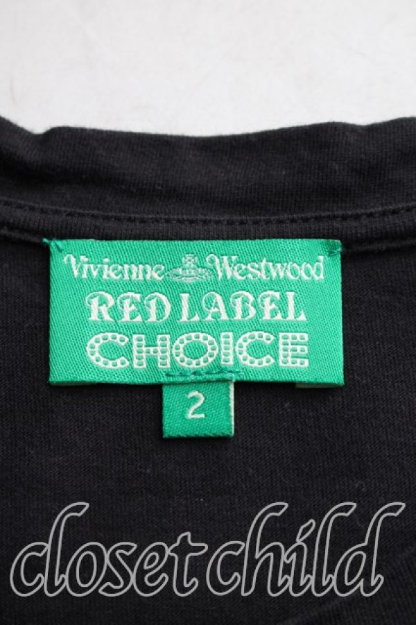 画像3: ヴィヴィアンウエストウッド 中古 / クロックptTシャツ 2（9号相当） 黒  H-26-01-18-032-ts-OD-ZH (3)