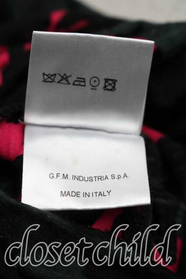 画像5: ANGLOMANIA 中古 / 総柄変形カットソーワンピ S 緑  H-26-01-18-003-op-OD-ZH (5)