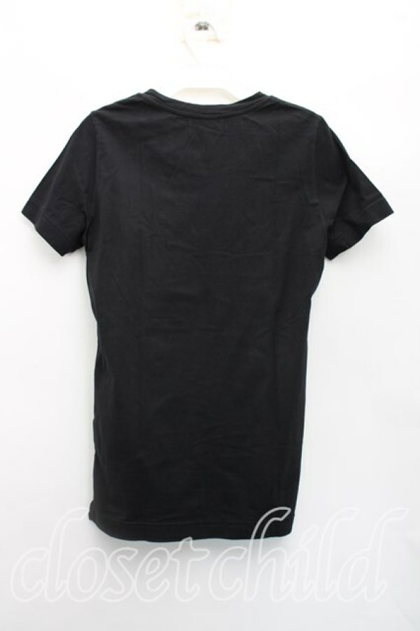 画像2: ヴィヴィアンウエストウッド 中古 / 額縁ptTシャツ 2（9号相当） 黒  H-26-01-18-033-ts-OD-ZH (2)