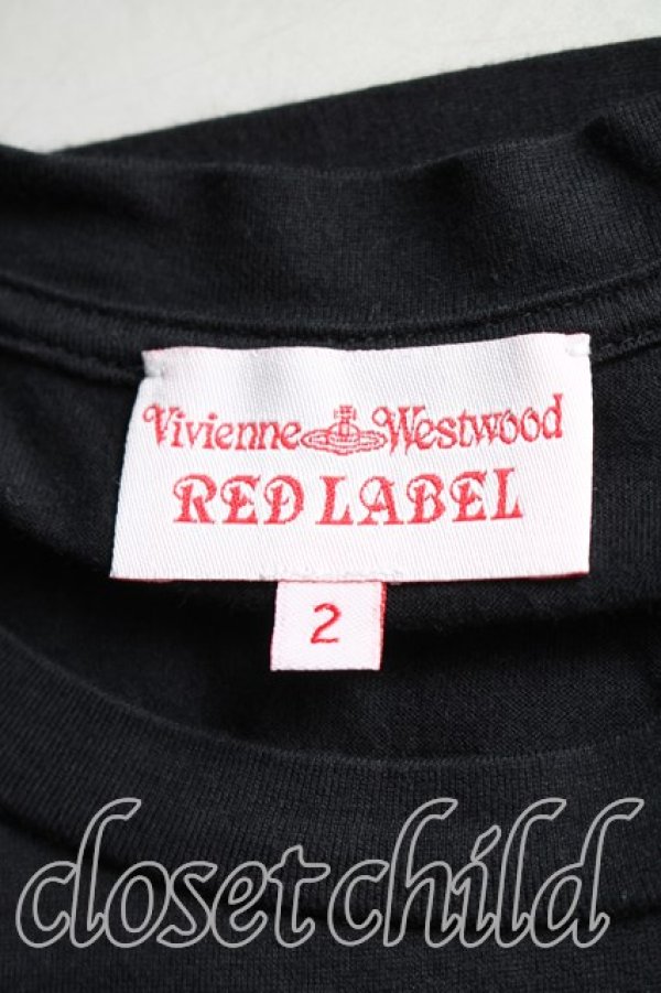 画像3: ヴィヴィアンウエストウッド 中古 / 額縁ptTシャツ 2（9号相当） 黒  H-26-01-18-033-ts-OD-ZH (3)