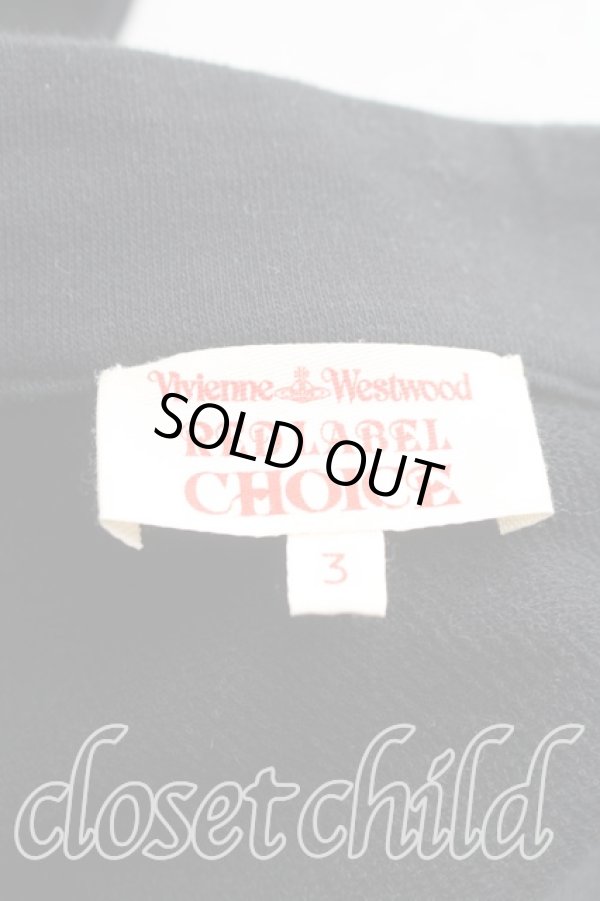 画像3: ヴィヴィアンウエストウッド 中古 / ラブライダーススウェットジャケット 3(11号相当) 黒  H-26-01-18-039-jc-IN-ZH (3)