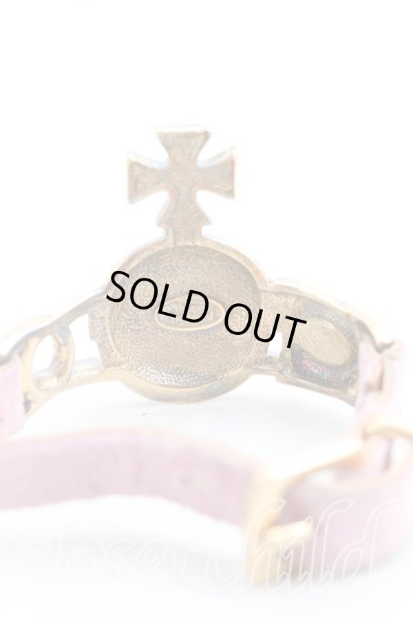 画像2: ヴィヴィアンウエストウッド 中古 / ネオバスレリーフブレスレット  ピンク  H-26-01-18-040-ac-IN-ZH (2)