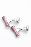 画像3: ヴィヴィアンウエストウッド 中古 / カフスボタン  シルバーｘ紫  H-26-01-18-041-ac-OD-ZH (3)
