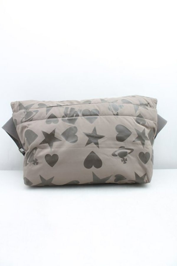 画像2: ヴィヴィアンウエストウッド 中古 / ARショルダーバッグ  チャコールグレー  H-26-01-18-043-ba-OD-ZH (2)