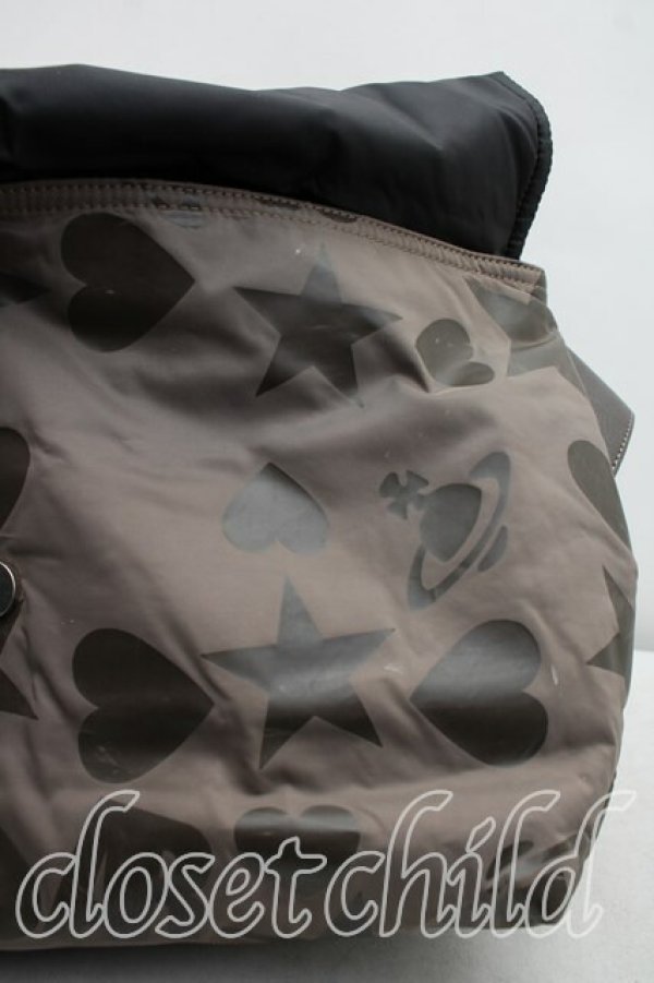 画像6: ヴィヴィアンウエストウッド 中古 / ARショルダーバッグ  チャコールグレー  H-26-01-18-043-ba-OD-ZH (6)