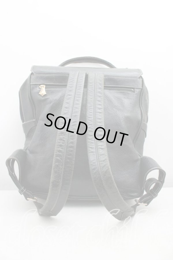 画像2: ヴィヴィアンウエストウッド 中古 / レザーリュックサック  黒  H-26-01-18-044-ba-IN-ZH (2)