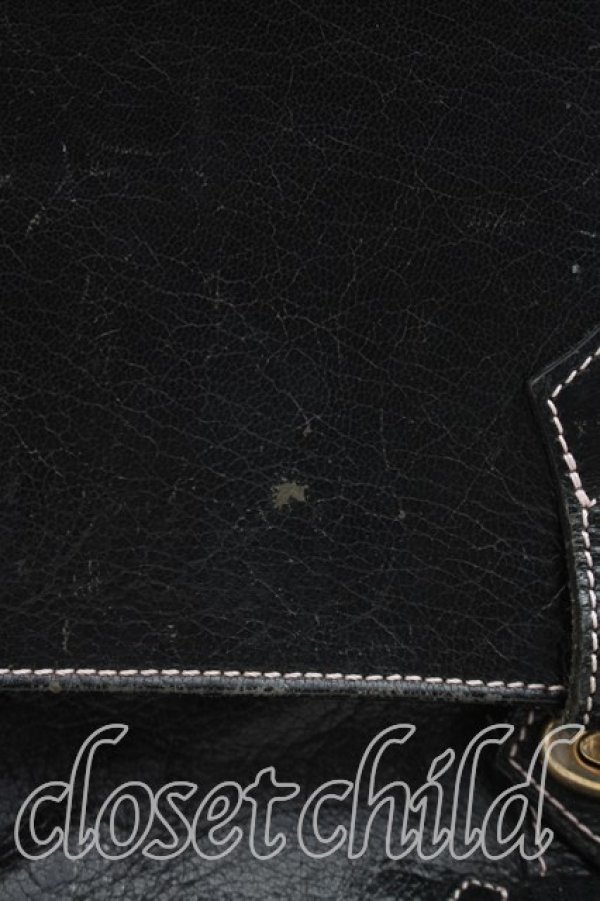 画像7: ヴィヴィアンウエストウッド 中古 / レザーリュックサック  黒  H-26-01-18-044-ba-IN-ZH (7)