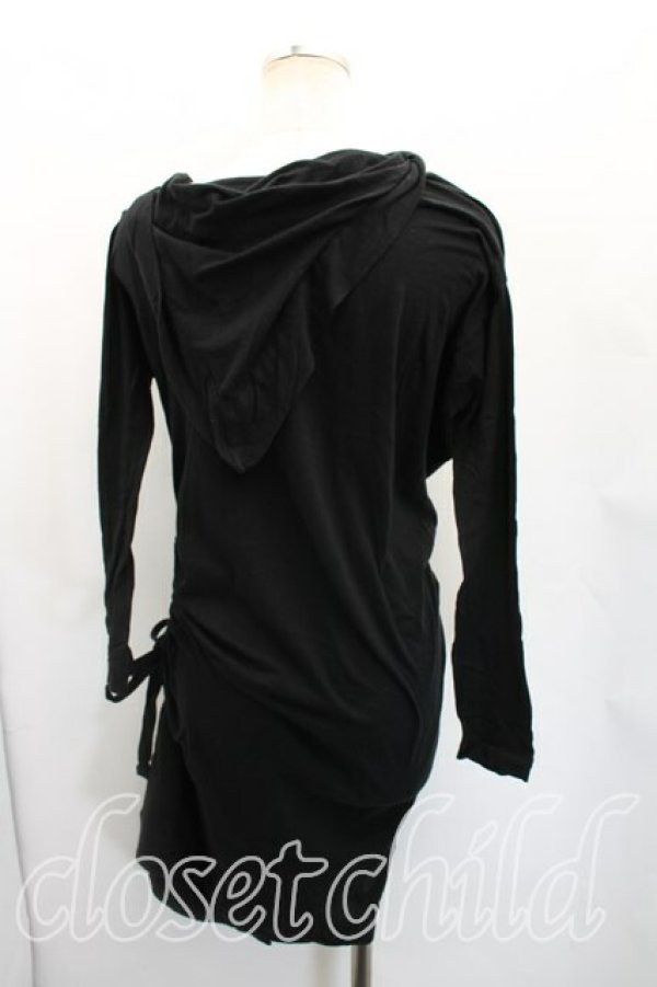 画像2: ヴィヴィアンウエストウッド 中古 / トランプ柄ワンピース 2（9号相当） 黒  H-26-01-18-005-op-OD-ZH (2)