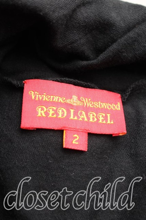 画像3: ヴィヴィアンウエストウッド 中古 / トランプ柄ワンピース 2（9号相当） 黒  H-26-01-18-005-op-OD-ZH (3)