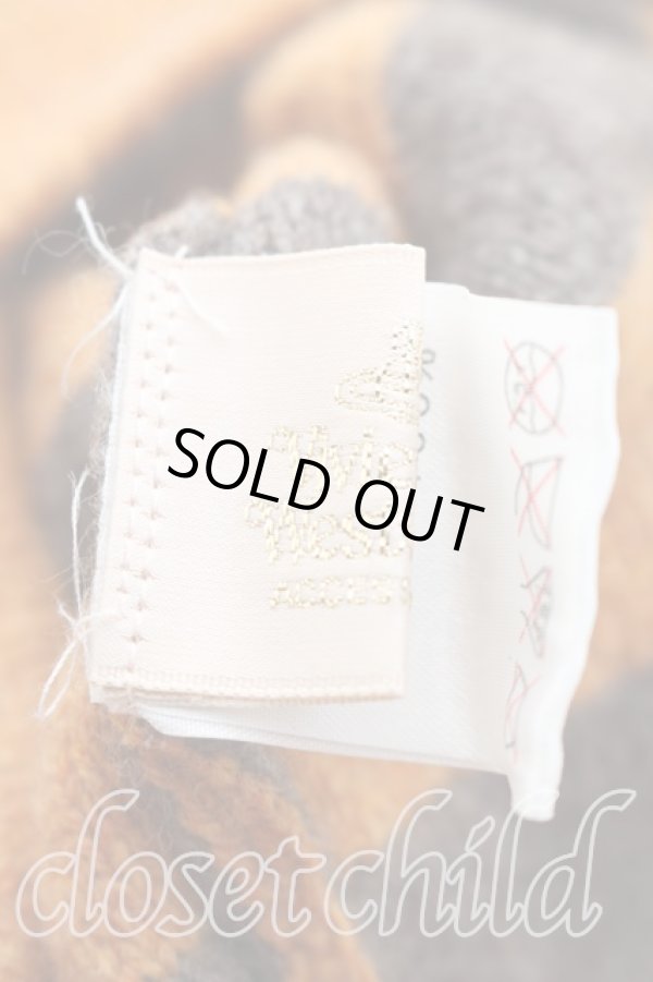 画像4: ヴィヴィアンウエストウッド 中古 / ボンボン付キ耳当テニット帽  茶  H-26-01-18-053-ha-OD-ZH (4)