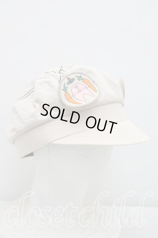 画像2: ヴィヴィアンウエストウッド 中古 / LOVE ME PIGキャスケット  ベージュ  H-26-01-18-054-ha-OD-ZH (2)