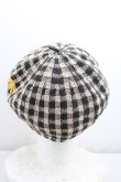 画像3: ヴィヴィアンウエストウッド 中古 / ステッチオーブベレー  黒ｘベージュ  H-26-01-18-056-ha-OD-ZH (3)