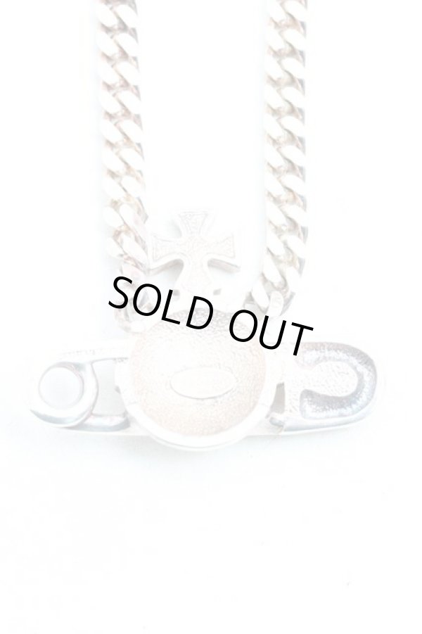 画像2: ヴィヴィアンウエストウッド 中古 / ネオバスレリーフチェーンチョーカー  シルバー  H-26-01-18-058-nl-IN-ZH (2)