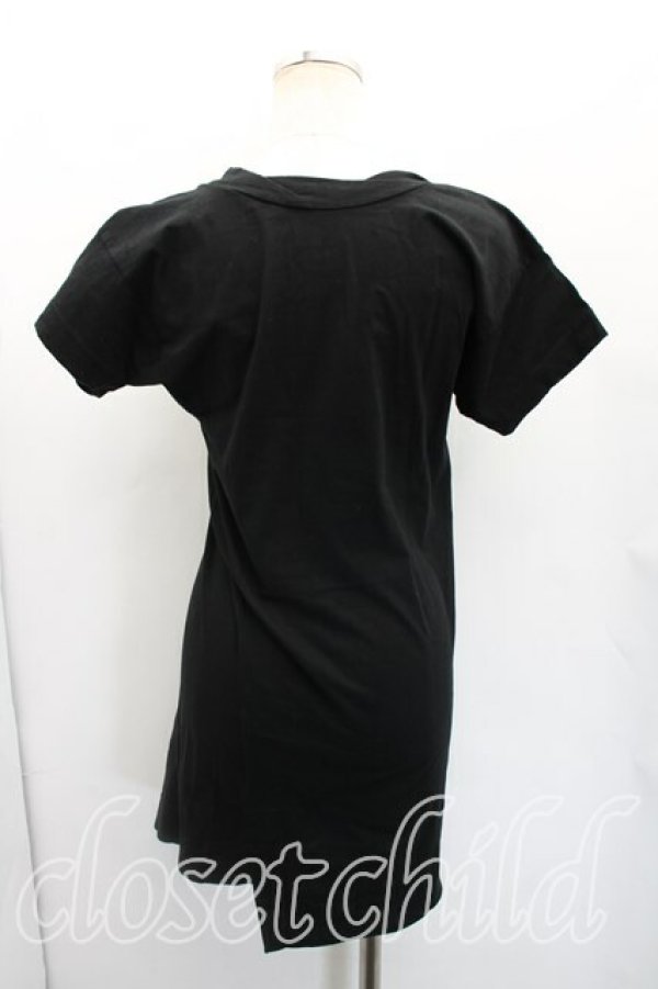 画像2: ヴィヴィアンウエストウッド 中古 / マティスハートカットソーワンピ 2（9号相当） 黒  H-26-01-18-006-op-OD-ZH (2)