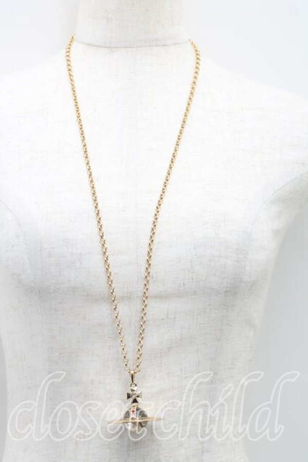 画像5: ヴィヴィアンウエストウッド 中古 / ニュースモールオーブネックレス  ゴールド  H-26-01-18-060-nl-OD-ZH (5)