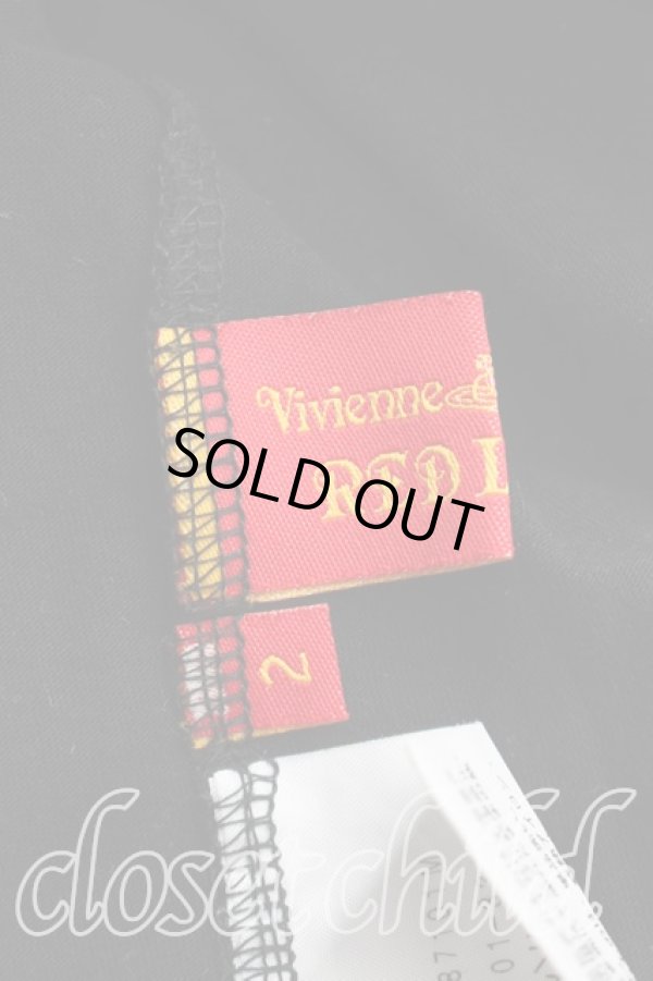 画像3: ヴィヴィアンウエストウッド 中古 / マティスハートカットソーワンピ 2（9号相当） 黒  H-26-01-18-006-op-OD-ZH (3)