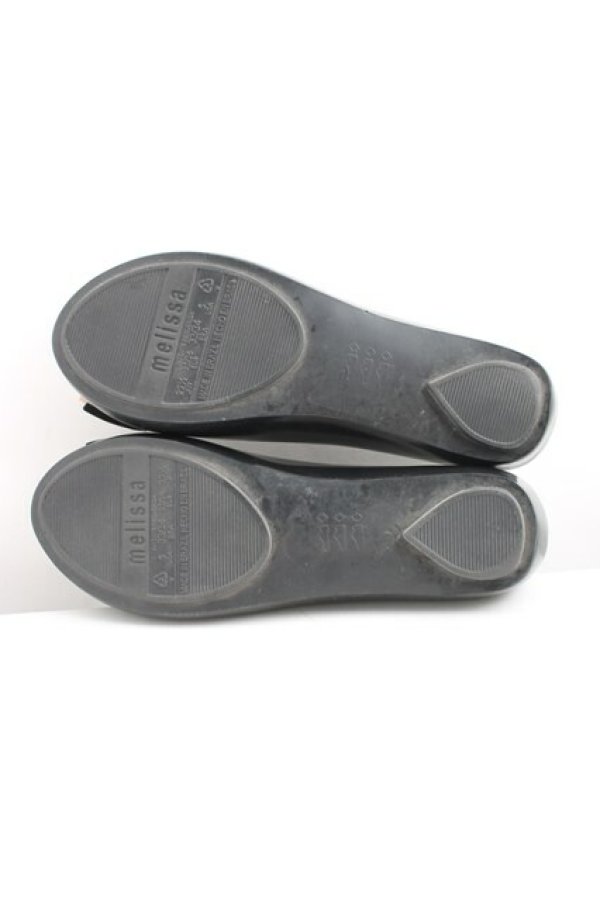 画像5: ヴィヴィアンウエストウッド×Melissa 中古 / ボウフラットシューズ EU35/36（22.5cm相当） 黒  H-26-01-18-064-sh-OD-ZH (5)