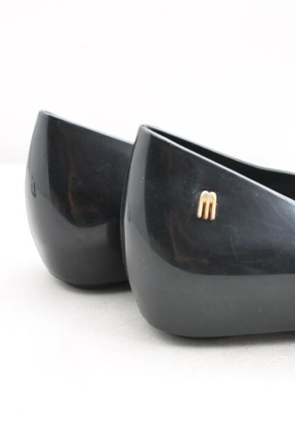 画像6: ヴィヴィアンウエストウッド×Melissa 中古 / ボウフラットシューズ EU35/36（22.5cm相当） 黒  H-26-01-18-064-sh-OD-ZH (6)