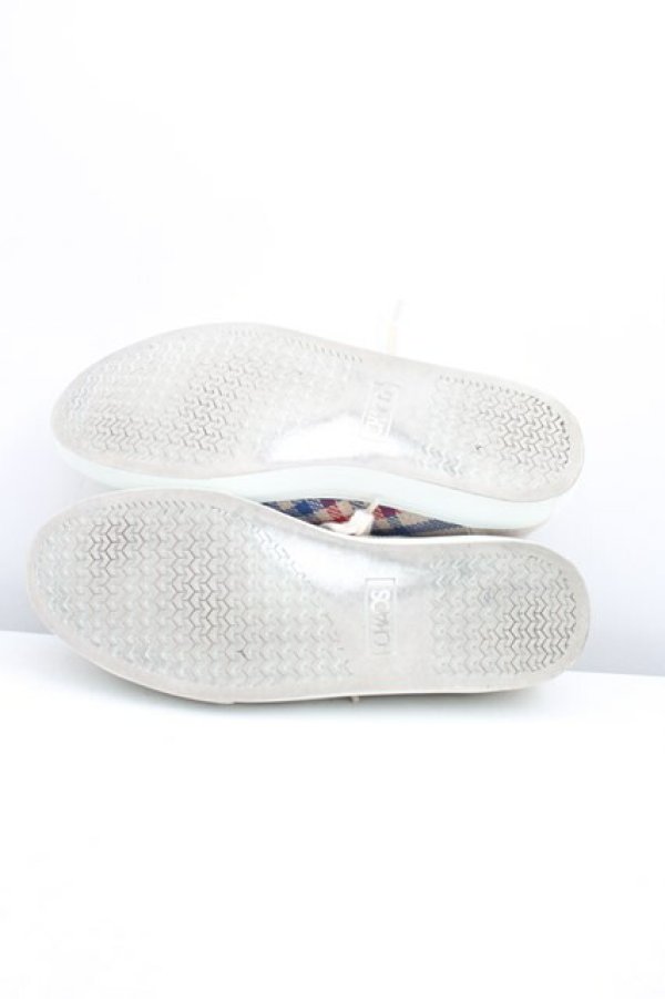 画像5: ヴィヴィアンウエストウッド 中古 / タータンチェックスニーカー 42（26cm相当） 生成  H-26-01-18-066-sh-OD-ZH (5)