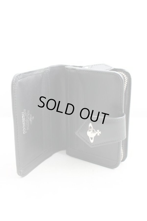 画像3: ヴィヴィアンウエストウッド 中古 / タータンチェックスタッズ折財布  赤×黒  H-26-01-18-071-wa-IN-ZH (3)