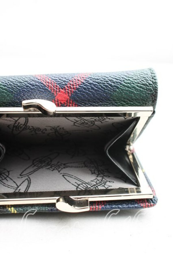 画像5: ヴィヴィアンウエストウッド 中古 / ダービーガマ口折リ財布  緑  H-26-01-18-072-wa-OD-ZH (5)