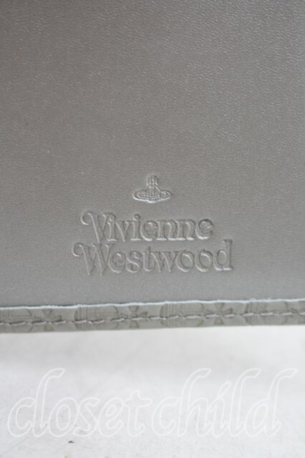 画像7: ヴィヴィアンウエストウッド 中古 / エンボスオーブ折リ財布  灰  H-26-01-18-073-wa-OD-ZH (7)