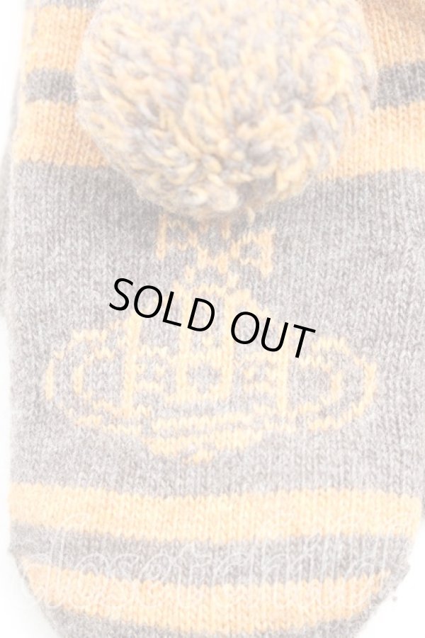 画像2: ヴィヴィアンウエストウッド 中古 / ボンボン付キ手袋  茶  H-26-01-18-090-gd-OD-ZH (2)