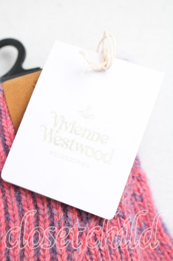 画像3: ヴィヴィアンウエストウッド 中古 / レザーパッチノーフィンガー手袋  ピンク  H-26-01-18-091-gd-OD-ZH (3)