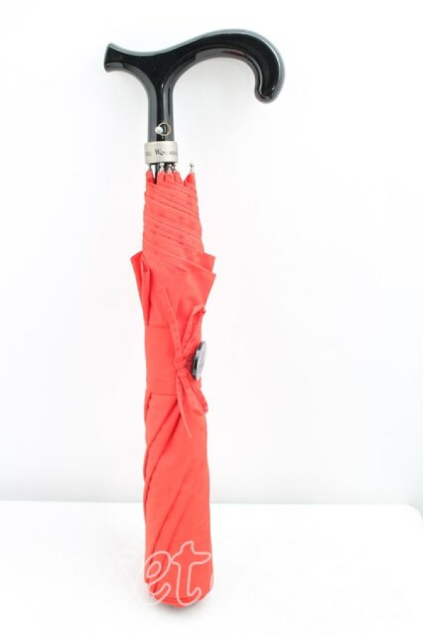 画像4: ヴィヴィアンウエストウッド 中古 / BIGボタン折リ畳ミ傘  赤  H-26-01-18-094-gd-OD-ZH (4)