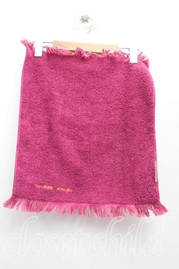 画像2: ヴィヴィアンウエストウッド 中古 / 額縁レオパードハンドタオル  ピンク  H-26-01-18-097-gd-OD-ZH (2)