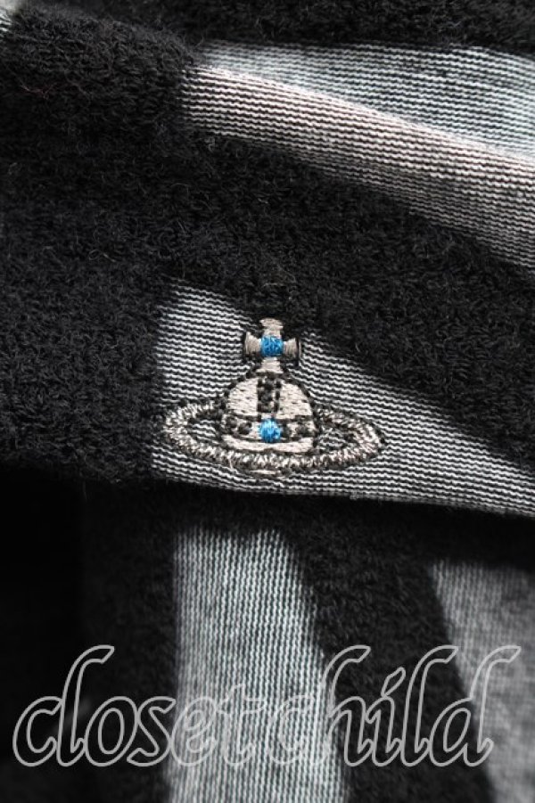 画像2: ヴィヴィアンウエストウッド 中古 / フロッキーオーブスヌード  灰  H-26-01-18-098-gd-OD-ZH (2)