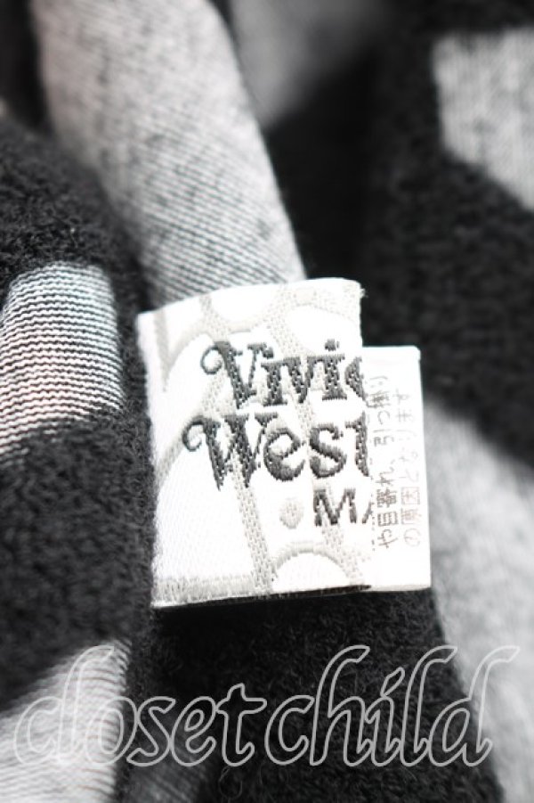 画像3: ヴィヴィアンウエストウッド 中古 / フロッキーオーブスヌード  灰  H-26-01-18-098-gd-OD-ZH (3)