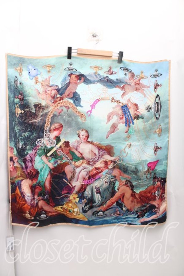 画像2: ヴィヴィアンウエストウッド 中古 / ブーシェシルクストール  マルチ  H-26-01-18-101-gd-OD-ZH (2)