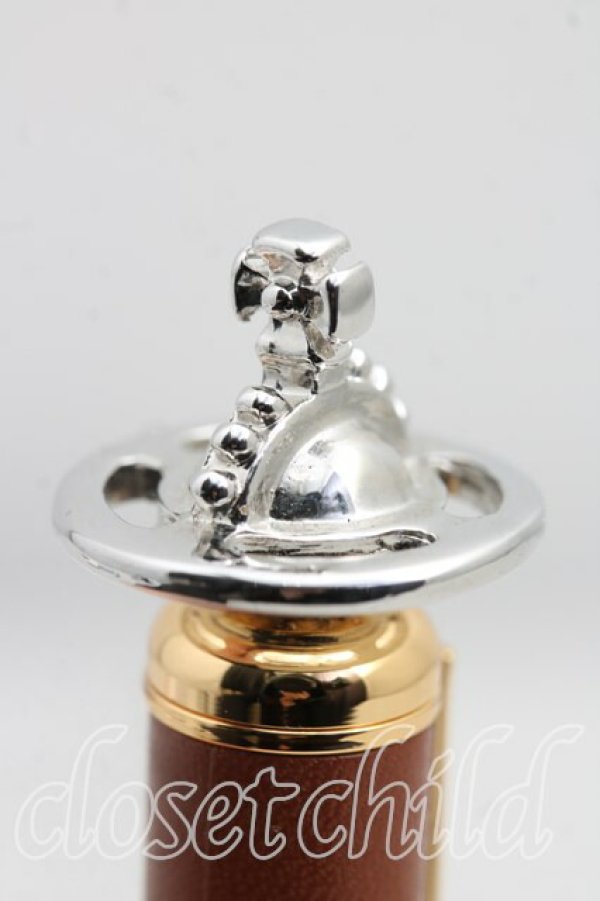 画像4: ヴィヴィアンウエストウッド 中古 / ORB 革巻ボールペン  茶  H-26-01-18-105-gd-OD-ZH (4)