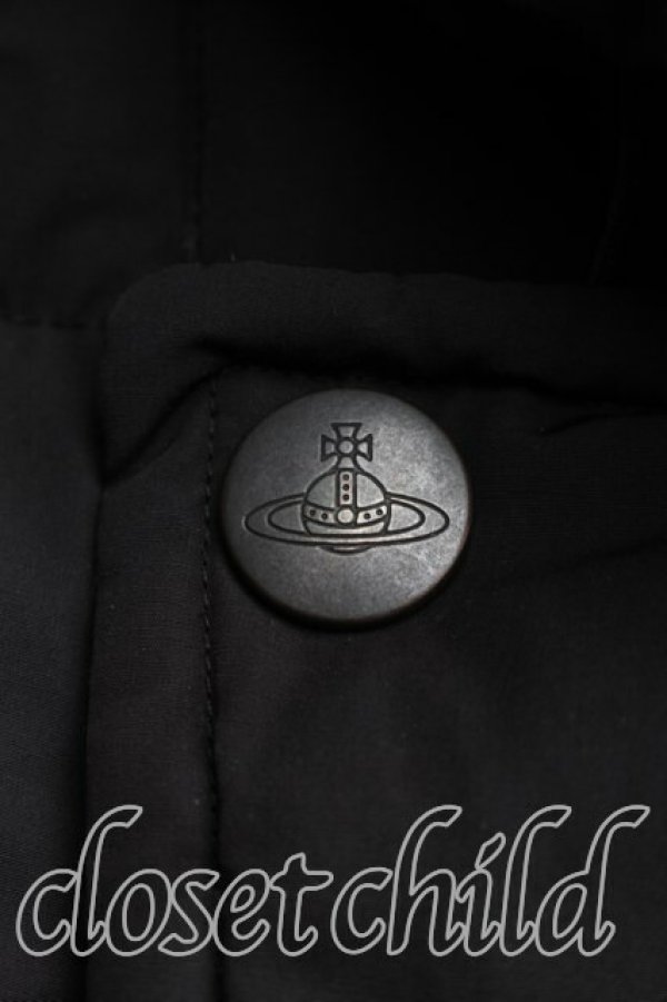 画像7: ヴィヴィアンウエストウッド 中古 / フロントアシメダウンジャケット 00（ワンサイズ） 黒  H-26-01-18-009-co-OD-ZH (7)