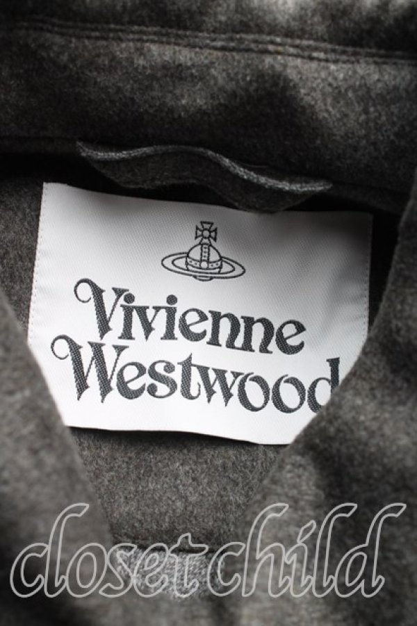 画像3: ヴィヴィアンウエストウッド MAN 中古 / ポンチョ 46（M相当） 灰  H-26-01-18-012-co-OD-ZH (3)