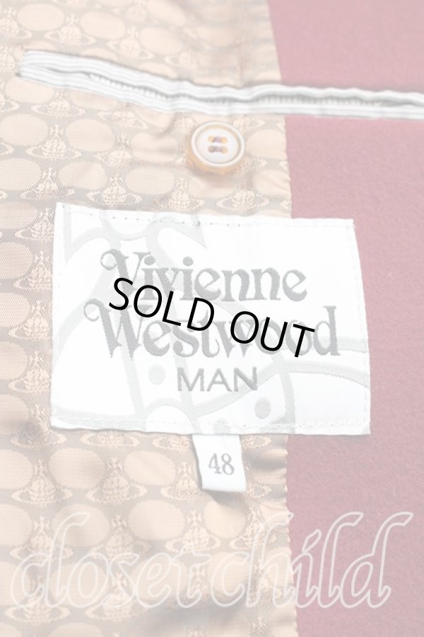 画像3: ヴィヴィアンウエストウッド 中古 / ヒルトリカルコート 48（メンズL相当） ボルドー  H-26-01-18-013-co-OD-ZH (3)