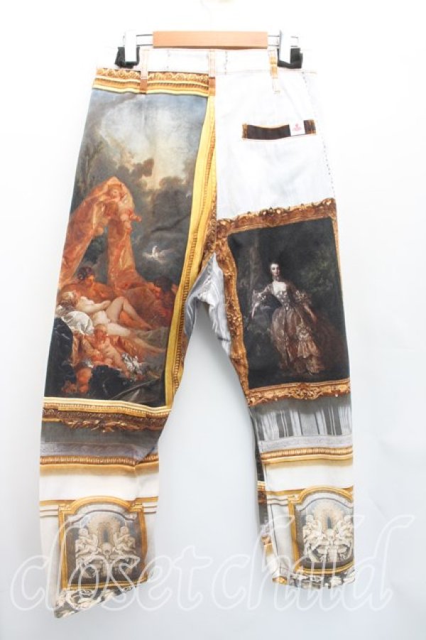 画像2: ヴィヴィアンウエストウッド 中古 / WALLACE バナナパンツ 02（9号相当） マルチ  H-26-01-18-015-pa-OD-ZH (2)