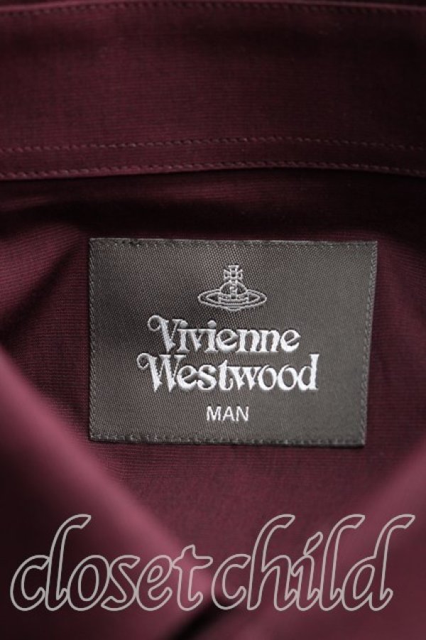 画像3: ヴィヴィアンウエストウッド MAN 中古 / LONDON BRIDGE　BIGシャツ FREE 紫  H-26-01-18-018-bl-OD-ZH (3)