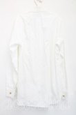画像2: ヴィヴィアンウエストウッド MAN 中古 / オーブ刺繍シャツ II(メンズM相当) 白  H-26-01-25-021-bl-IN-ZH (2)