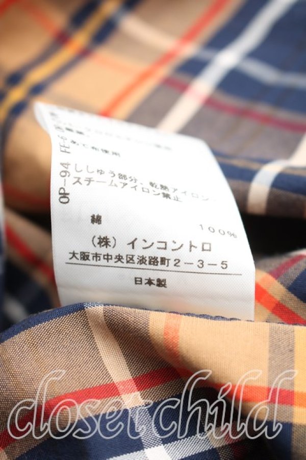 画像5: ヴィヴィアンウエストウッド 中古 / タータンチェックシャツワンピース 00（ワンサイズ） 茶  H-26-01-25-002-op-OD-ZH (5)