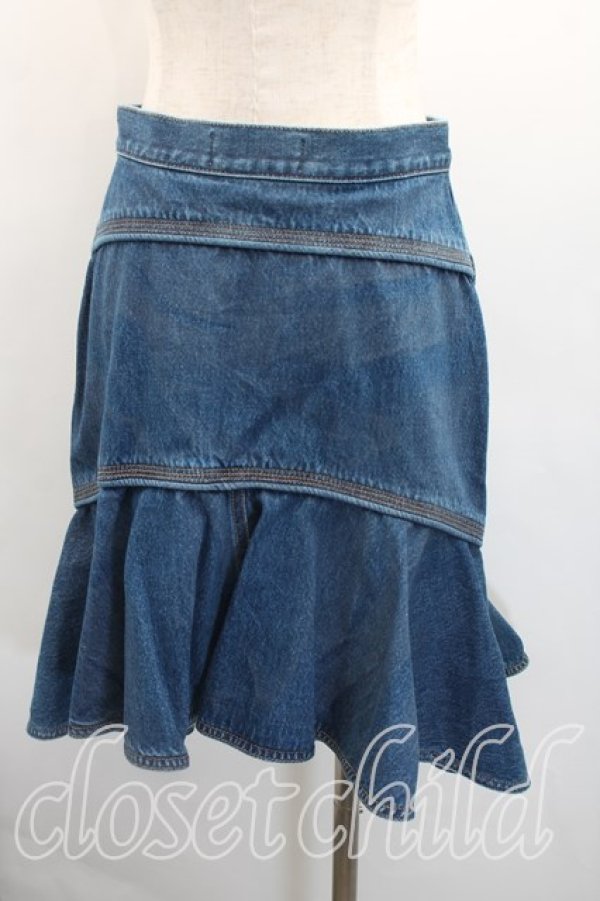 画像2: ヴィヴィアンウエストウッド 中古 / DIRNABELスカート 42（L相当） インディゴ  H-26-01-25-022-sk-OD-ZH (2)