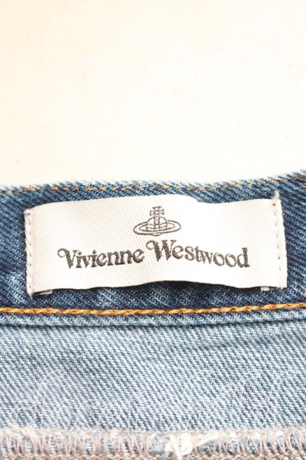 画像3: ヴィヴィアンウエストウッド 中古 / DIRNABELスカート 42（L相当） インディゴ  H-26-01-25-022-sk-OD-ZH (3)