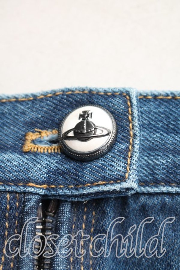 画像6: ヴィヴィアンウエストウッド 中古 / DIRNABELスカート 42（L相当） インディゴ  H-26-01-25-022-sk-OD-ZH (6)