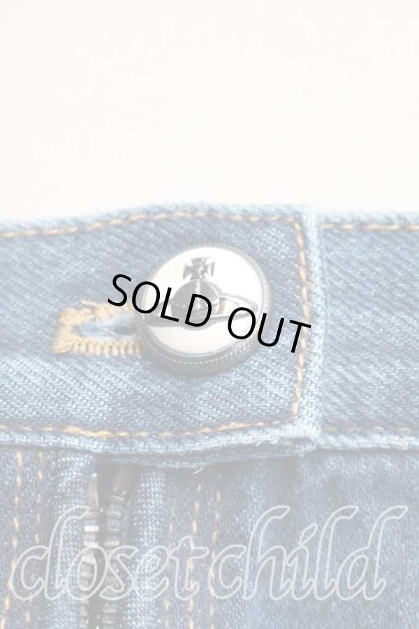 画像6: ヴィヴィアンウエストウッド 中古 / DIRNABELスカート 42（L相当） インディゴ  H-26-01-25-022-sk-OD-ZH (6)